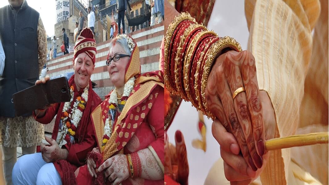 जर्मन जोड़े ने की बनारस में शादी, गेस्ट हाउस मालिक ने किया कन्यादान