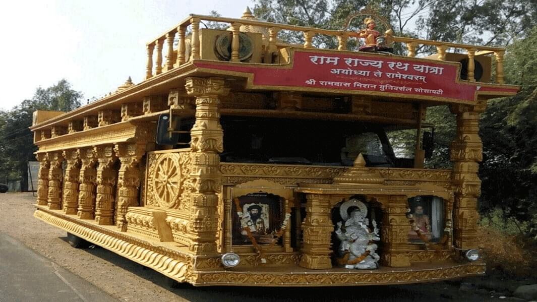 वाराणसी में आ रहा है रामराज्य रथ, अयोध्या से रामेश्वरम तक का तय करना है सफर