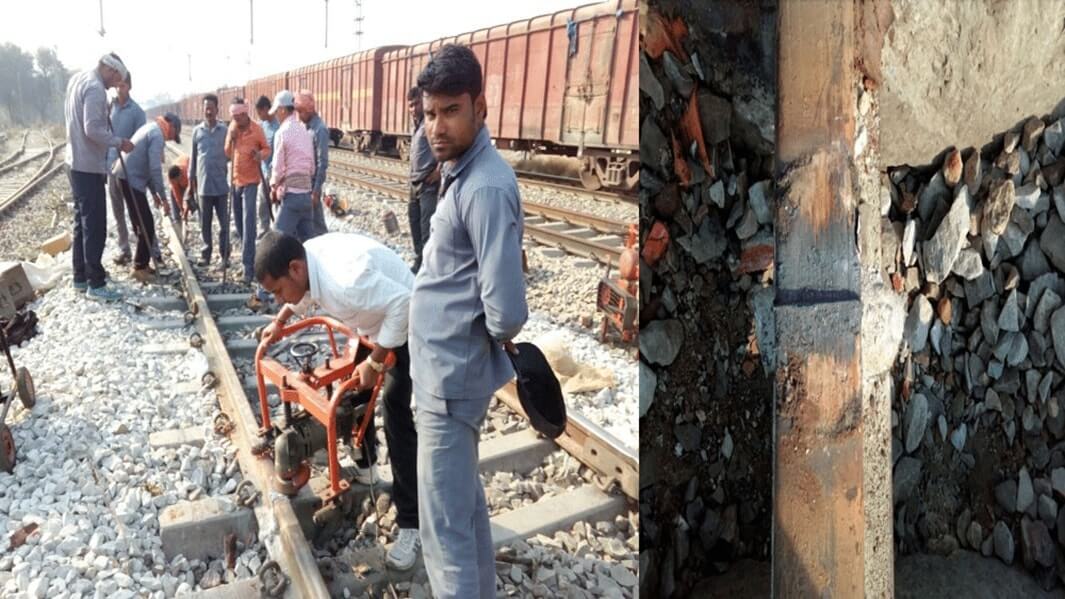 चाय वाले की बुद्धिपरता से टला रेल हादसा, टूटी मिली चौखंडी रेलवे स्टेशन की पटरी