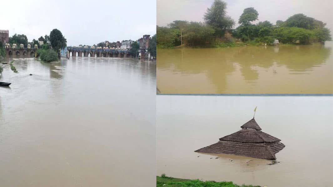 पूर्वांचल में बरिश का कहर जारी, गावों सहित रियासी इलाकों में घुसा पानी