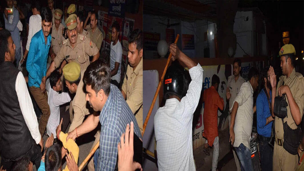 Varanasi में प्रदर्शन कर रहे छात्रों पर पुलिस ने भांजी लाठियां, छह छात्र और दो पुलिसकर्मी घायल